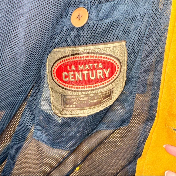 VINTAGE LA MATTA CENTURY GENUINE QUALITY GARMENT SUEDE BUTTON DOWN MEDIUM - Picture 3 of 15